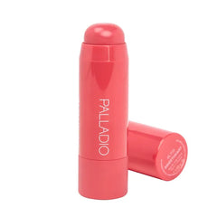 Palladio I'm Blushing 2-in-1 Cheek and Lip Tint, Buildable Lightweight Cream Blush, Sheer Multi Stick Hydrating formula, All day wear, Easy Application, Shimmery, Blends Perfectly onto Skin