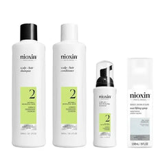 Nioxin Scalp + Hair Thickening System Kits & Root Lifting Styling Spray Bundle For Thicker, Fuller Hair Strengthen, Boost Hair Density Add Volume with Strong Hold 3 Month Supply