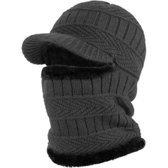 TAGVO Winter Knit Balaclava Beanie Hat with Neck Warmer for Men and Women
