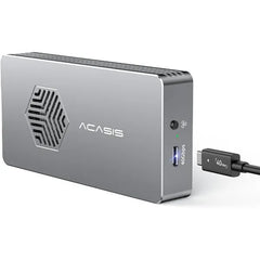 ACASIS 40Gbps USB4 M.2 NVMe SSD Enclosure (TBU401) with Tool-Free Installation & Cooling Fan, Supports 2230/2242/2260/2280 M-Key & B+M Key SSDs, Compatible with Thunderbolt 3/4 & USB 3.2