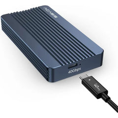 ACASIS 40Gbps M.2 NVMe SSD Enclosure (TBU405/TBU405 Pro) for Thunderbolt 4/3 & USB4, Aluminum Heat Sink, Supports 2230/2242/2260/2280 SSDs for M1/M2 Pro/Max