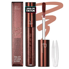 Lezero Peel Off Lip Liner Stain with Tweezer – Highly Pigmented Matte ...