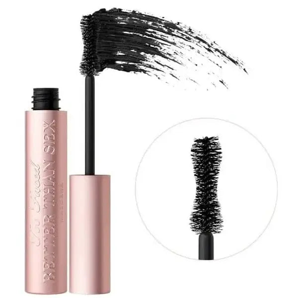 Too Faced Better Than Sex Volumizing Mascara | Volume, Length + Peptides, 0.27 fl. oz., Black