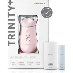 NuFACE TRINITY+ Microcurrent Facial Device Kit  FDA Cleared Face Sculpting & Neck Tightening Device to Contour Cheeks & Brows + Microcurrent Gel Activator