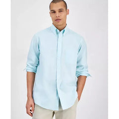Club Room Men's Regular Fit Pinpoint Dress Shirt