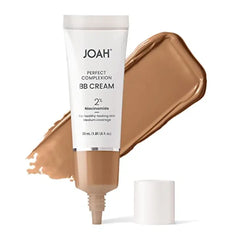 JOAH Beauty Perfect Complexion BB Cream with Hyaluronic Acid and Niaciminade, Korean Makeup with Medium Buildable Coverage, Evens Skin Tone Lightweight Semi Matte Finish
