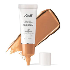 JOAH Beauty Perfect Complexion BB Cream with Hyaluronic Acid and Niaciminade, Korean Makeup with Medium Buildable Coverage, Evens Skin Tone Lightweight Semi Matte Finish