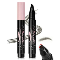 Erinde Eyebrow Pen with Angled Brush, Liquid Microblading Eyebrow Pencils for Women, Hair-Like Strokes Brow Pen, Waterproof, Smudge-Proof, Long Lasting Eyebrow Pencil for Natural Brows