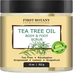 First Botany Body Scrub - Natural Exfoliating Salt Scrub & Body and Face Souffle helps with Moisturizing Skin, Acne, Cellulite, Dead Skin Scars, Wrinkles