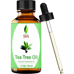 SVA ORGANICS Essential Oil 100% Natural Oil for Diffuser, Hair Care, Face, Skin Care, Aromatherapy, Scalp and Body Massage with Dropper - 1 Fl Oz