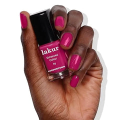LONDONTOWN lakur Nail Polish Chip Resistant, Non Toxic, Conditions & Hydrates Nails Shimmery  Let's Dance