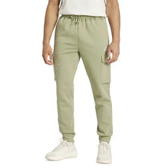 Adidas Men's Essentials Regular Tapered-Fit Fleece Cargo Joggers