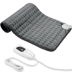 Thaliar Electric Heating Pad 12" x 24" with Controller, 6 Heat Settings with Auto Shut off - Dark Gray