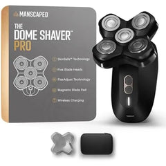MANSCAPED The Dome Shaver Series – Electric Head Shaver for Bald Men with SkinSafe & FlexAdjust Technology (Waterproof)