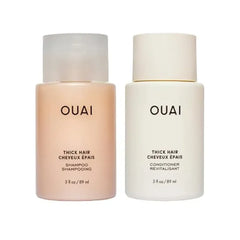 OUAI Fine Shampoo and Conditioner Set Sulfate Free Shampoo and Conditioner for Women & Men Made with Keratin, Marshmallow Root, Shea Butter & Avocado Oil Free of Parabens & Phthalates