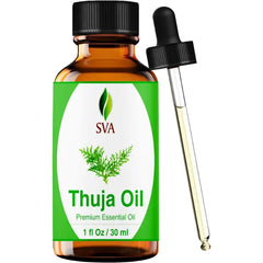 SVA ORGANICS Essential Oil 100% Natural Oil for Diffuser, Hair Care, Face, Skin Care, Aromatherapy, Scalp and Body Massage with Dropper - 1 Fl Oz