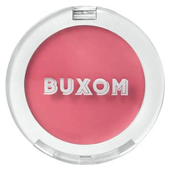 Buxom Plump Shot Peptide Plumping Blush, Lightweight Matte Cream to Powder, Medium Buildable Color, Peptide Infused Formula, Soft Focus Finish