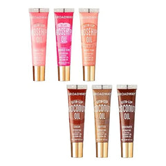 Ruby Kisses Broadway Vita-Lip Clear Lip Gloss 6pcs , Ultra-Hydrating & Soothing Formula with Vitamin Oils, High-Shine Non-Sticky Finish, Healing Glossy Lip Balm Locks in Moisture.