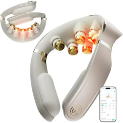 SKG G7 Pro Fold 3.0 Neck Massager for Pain Relief Deep Tissue Vibration Cordless Travel Massager, Innovative Foldable 3D Neck Massager for Office Home Car Travel, Neck Massager