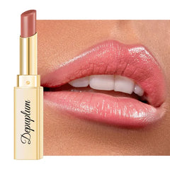 Depuplum Lipstick for Women Hydrate Glossy Lipstick Moisture Lip Gloss Sheer-Medium Coverage Shine Tinted Lip Balm for Dry Lips