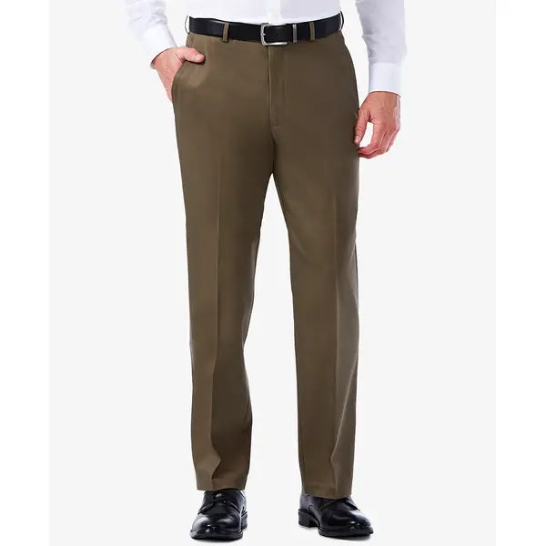 Haggar Men's Premium No Iron Khaki Pant