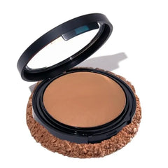 LAURA GELLER NEW YORK Baked Double Take Powder Foundation - Buildable Medium to Full Coverage - Matte Finish