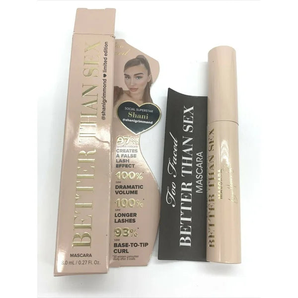 Too Faced Better Than Sex Volumizing Mascara x @shanigrimmond 0.27 oz/ 8 Ml