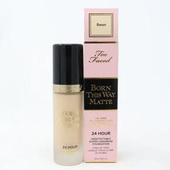 Too Faced Born This Way Matte 24 Hour Undetectable Foundation Swan 1 oz