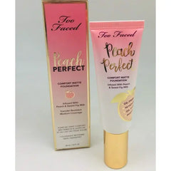 Too Faced, Foundation Peach Perfect Comfort Matte, Swan, 1.6oz/48ml