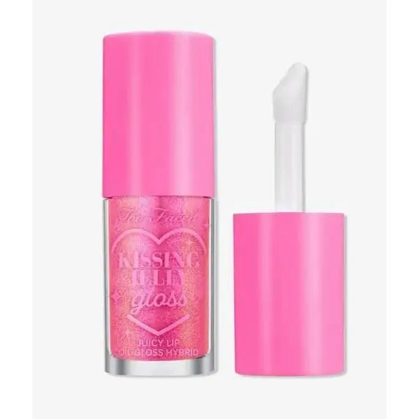 Too Faced Kissing Jelly Hydrating Lip Oil Gloss - 4.5 mL / 0.15 Fl oz Bubblegum