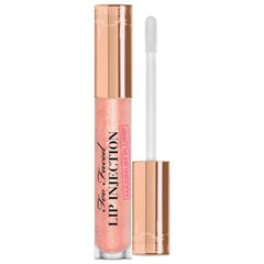 Too Faced Lip Injection Maximum Plump Extra Strength Hydrating Lip Plumper - Cotton Candy Kisses - light pink with gold pearl - 0.14 oz/4.14 mL