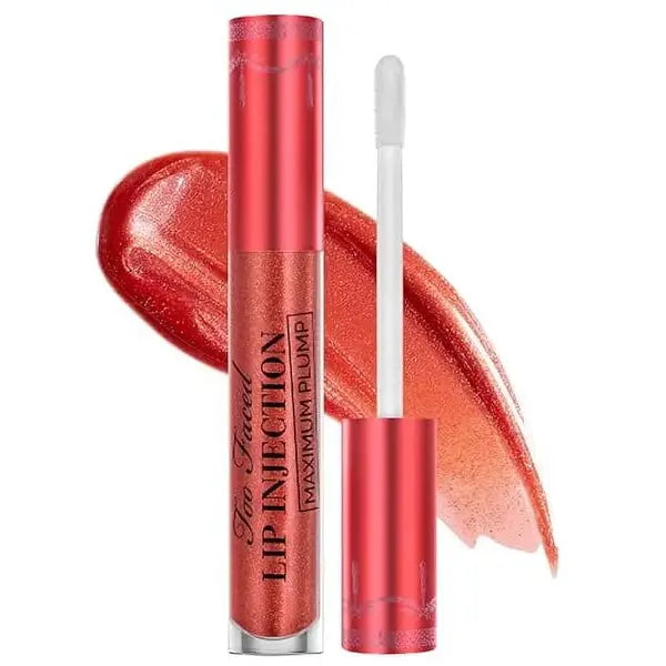 Too Faced Lipgloss Lip Injection Maximum Plump - Maple Syrup Pancakes (0.14oz/4g)
