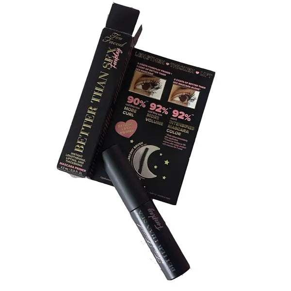 Too Faced, Mascara Better Than Sex Foreplay, Black, 0.13oz/4ml