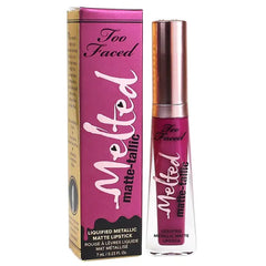Too Faced Melted Matte-Tallic Liquified Metallic Matte Lipstick - I Dare You, 0.23oz/7ml
