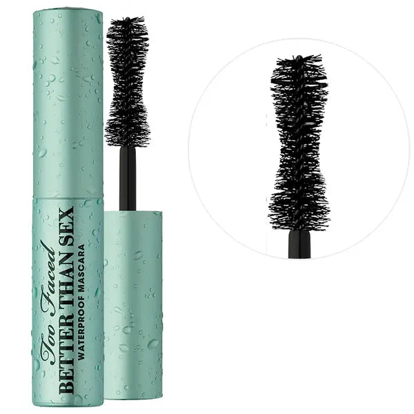 Too Faced Mini Better Than Sex Waterproof Mascara - Size: Mini Size Black - 0.17 oz/ 5 mL