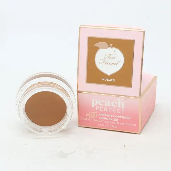 Too Faced Peach Perfect Matte Instant Coverage Concealer 0.24oz Nutmeg