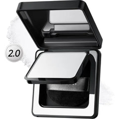 CARSLAN 2.0 Black Magnet Soft Focus Powder, Waterproof Translucent Pressed Setting Powder, 24H Longlasting Talc-Free Face Powder, Oil Control Compact Makeup