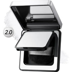 CARSLAN 2.0 Black Magnet Soft Focus Powder, Waterproof Translucent Pressed Setting Powder, 24H Longlasting Talc-Free Face Powder, Oil Control Compact Makeup