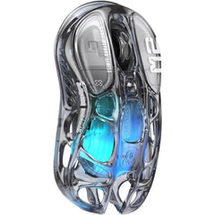 GravaStar Mercury M2 Wireless Gaming Mouse with 26,000 DPI, PAW3395DM Sensor -79g Lightweight Hollowed-Out Design -5 Programmable Buttons -5 Dynamic Lightsync RGB
