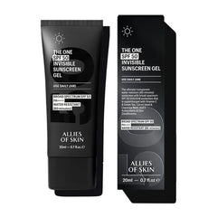 Allies of Skin Daily Face Sunscreen SPF 50 | Zero White Cast Lightweight Gel Formula | Dermatologist Tested Under Makeup Primer| Water-Resistant & PA++++ Broad Spectrum UVA/UVB