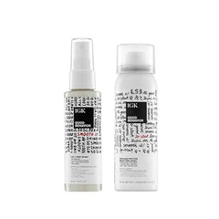 IGK GOOD BEHAVIOR Smoothing Frizz Fighters Set 4 in 1 Prep Spray + Spirulina Protein Smoothing Spray Frizz Control + Heat Protectant Vegan