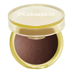 Kosas Sun Show Glowy Warmth Baked Bronzer - Contouring Powder for Cheekbones, Nose & Jawline - Enriched with Concentrated Fatty Acids - Talc-Free, Vegan & Hypoallergenic