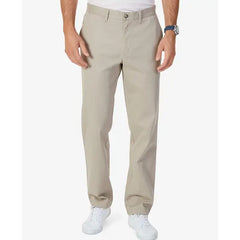 Nautica Men's Classic-Fit Stretch Solid Flat-Front Chino Deck Pants