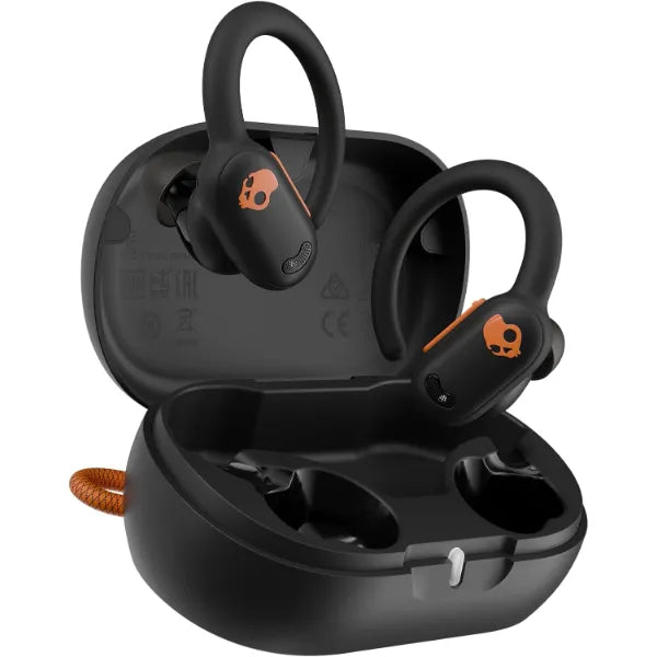 Skullcandy Push ANC Active Wireless Earbuds, Bluetooth Headphones, Noise Cancelling, 58 Hours Battery, Secure-Fit Over-Ear Hanger, Sweat and Waterproof, Microphone for iPhone Android