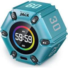 PRINTERS JACK Visual Pomodoro Cube Timer – Mute, Vibration & Adjustable Alert Focus Timer for Study, Work & Productivity