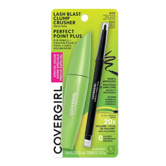 COVERGIRL Clump Crusher Mascara, 20X More Volume, Double Sided Brush, Long-Lasting Wear