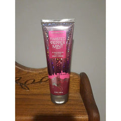 Bath & Body Works Holiday Body Cream Set – Frosted Coconut Snowball & Twisted Peppermint Ultra Shea Body Cream 8 Oz Full Size Winter Moisturizing Gift Set for Women
