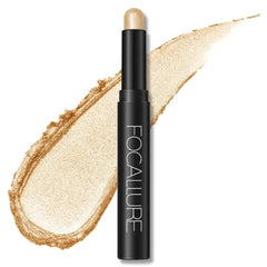 FOCALLURE Shimmer and Matte Cream Eyeshadow Stick,Smooth Brilliant Eye Brightener Pencil for Women,Long Lasting Waterproof Eye Shadow and Liners Makeup
