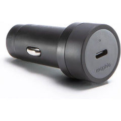 Mophie 30W Car Charger, Eco-Friendly Fast Charging for Devices, LED Indicator, Universal AUX Compatibility
