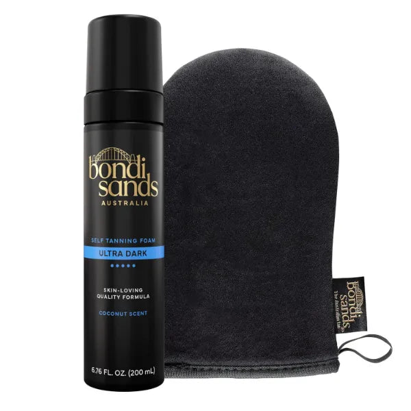 Bondi Sands Self Tanning Foam + Application Mitt | Includes Lightweight Sunless Foam + Reusable Mitt for a Flawless Finish